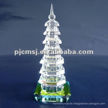 Modelo de cristal antiguo de la pagoda de la imitación para China Xi`an Souvenir